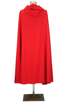 Mantello rosso uomo donna con cappuccio - carnevale-rievocazioni stori