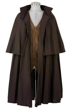 Mantello uomo periodo '800 - inizio '900 per intendenti, investigatori, piccoli commercianti - vintage - carnevale