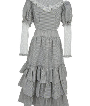Noleggio abito di Carnevale donna stile Mary Poppins, '800 o vecchio West - storico