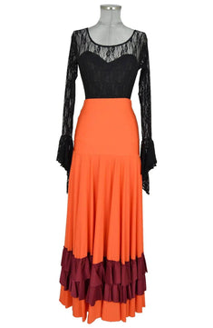 Noleggio abito di Carnevale donna zingara, popolana o spagnola-danza