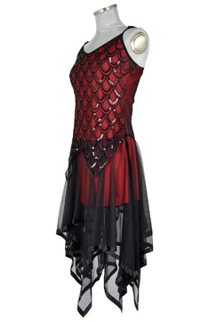 Noleggio abito donna asimmetrico per serate eleganti o balletti fiabes