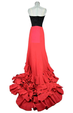 Noleggio abito donna bata de cola Flamenco o danze etniche afro americ