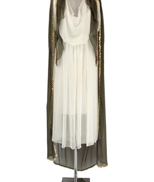 Noleggio Abito Donna Stile Greco con Mantello Velo ###