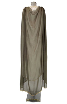 Noleggio Abito Donna Stile Greco con Mantello Velo ###