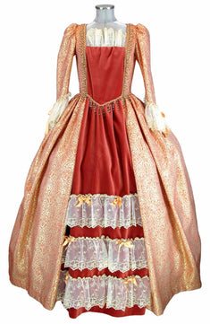 Noleggio abito donna da dama del settecento - storico - carnevale veneziano