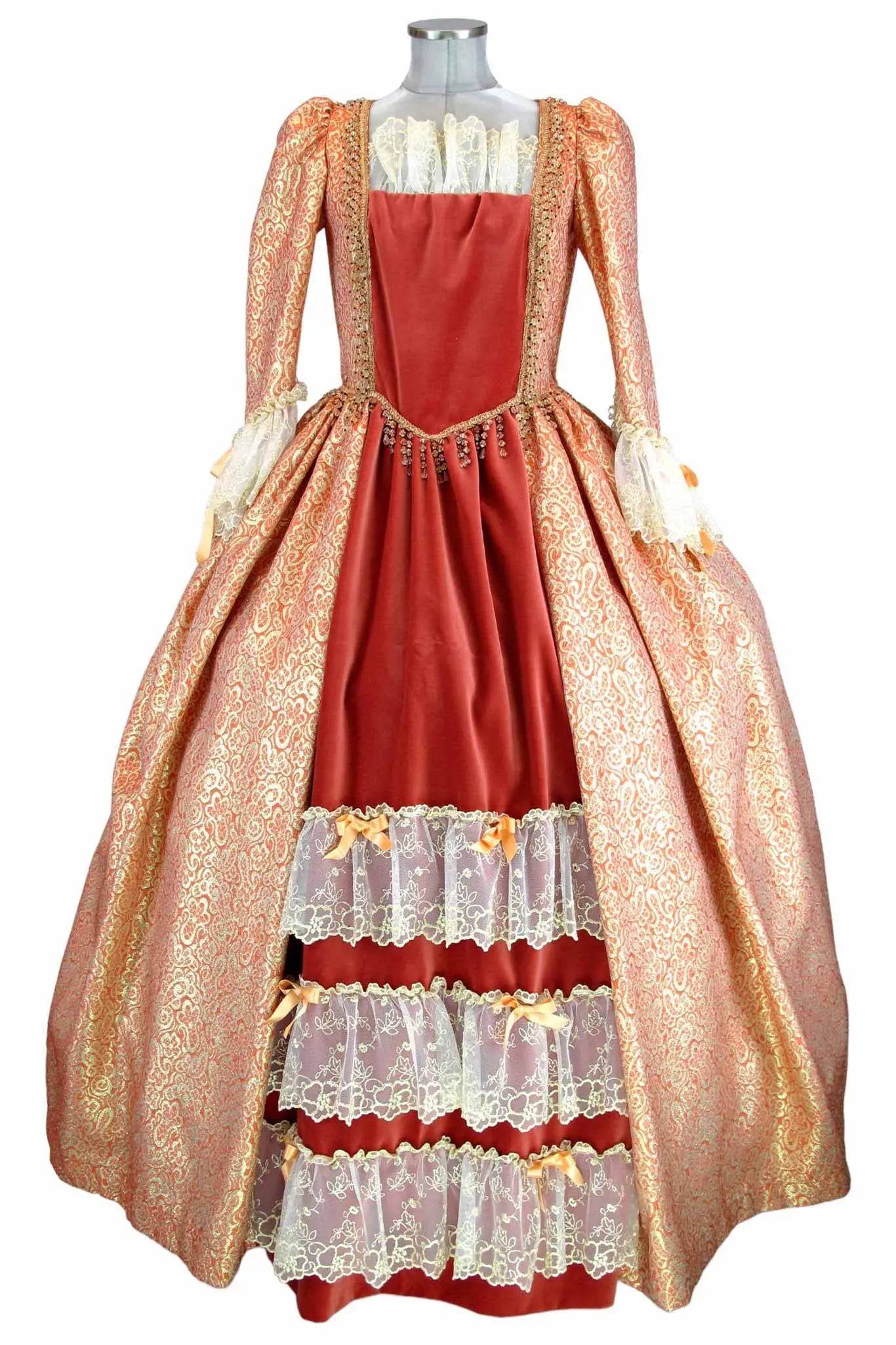 Noleggio abito donna da dama del settecento - storico - carnevale veneziano