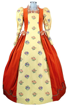 Noleggio abito donna dama '600-'700 in velluto - storico - carnevale