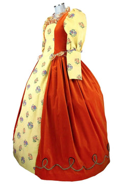Noleggio abito donna dama '600-'700 in velluto - storico - carnevale