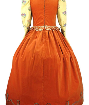 Noleggio abito donna dama '600-'700 in velluto - storico - carnevale