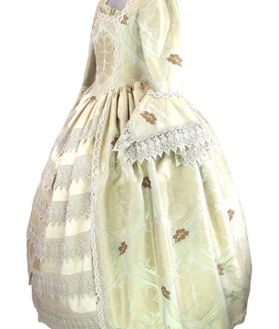 Noleggio abito donna dama del '700 floreale - storico - carnevale