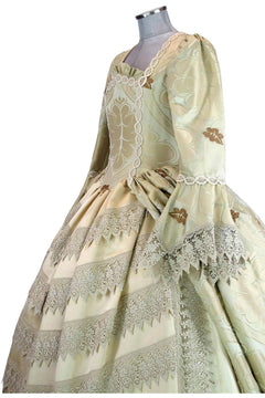 Noleggio abito donna dama del '700 floreale - storico - carnevale