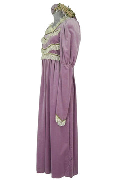 Noleggio abito donna del Rinascimento latte e vino - '400 o '500 - sto