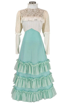 Noleggio abito donna dell'800 a volant - storico