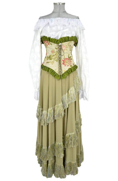 Noleggio abito donna gitana, danzatrice di strada, popolana dall'600 all'800 - storico