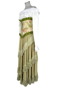 Noleggio abito donna gitana, danzatrice di strada, popolana dall'600 a