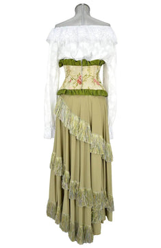 Noleggio abito donna gitana, danzatrice di strada, popolana dall'600 a