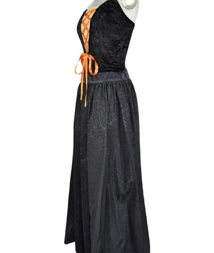 Noleggio abito donna in stile Gothic dell'800 per feste di Carnevale -