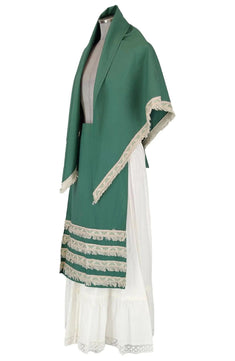 Noleggio Abito donna servente con scialle - vintage