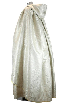 Noleggio Abito donna Storico Barocco Avorio con Mantello '700 - carnevale