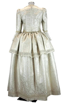 Noleggio Abito donna Storico Barocco Avorio con Mantello '700 - carnevale