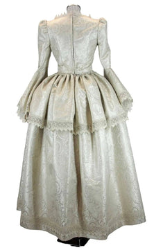 Noleggio Abito donna Storico Barocco Avorio con Mantello '700 - carnevale