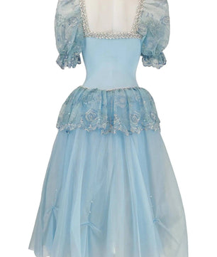 Noleggio abito donna tutù azzurro tipo cenerentola - danza - carnevale