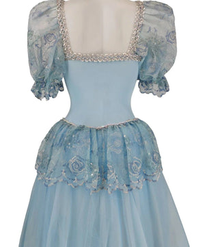Noleggio abito donna tutù azzurro tipo cenerentola - danza - carnevale