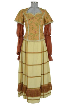 Noleggio abito fantasia donna popolana o borghese del '600-'700 - storico