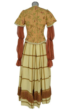 Noleggio abito fantasia donna popolana o borghese del '600-'700 - storico