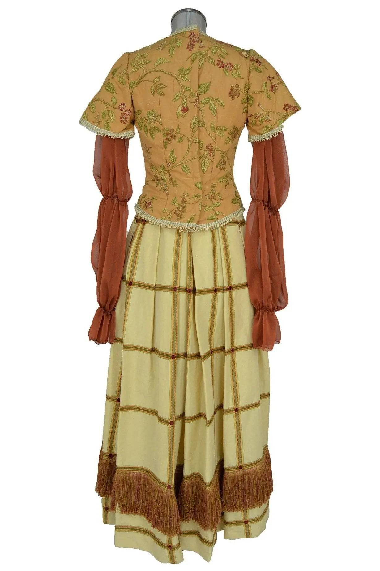 Noleggio abito fantasia donna popolana o borghese del '600-'700 - storico