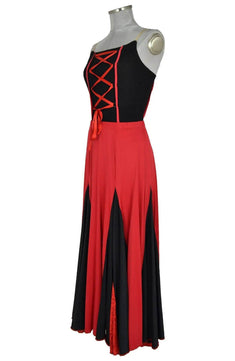 noleggio-abito-flamenco-donna-nero-rosso_2