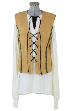 Noleggio Abito Medievale Uomo Completo con Camicia e Gilet - storico