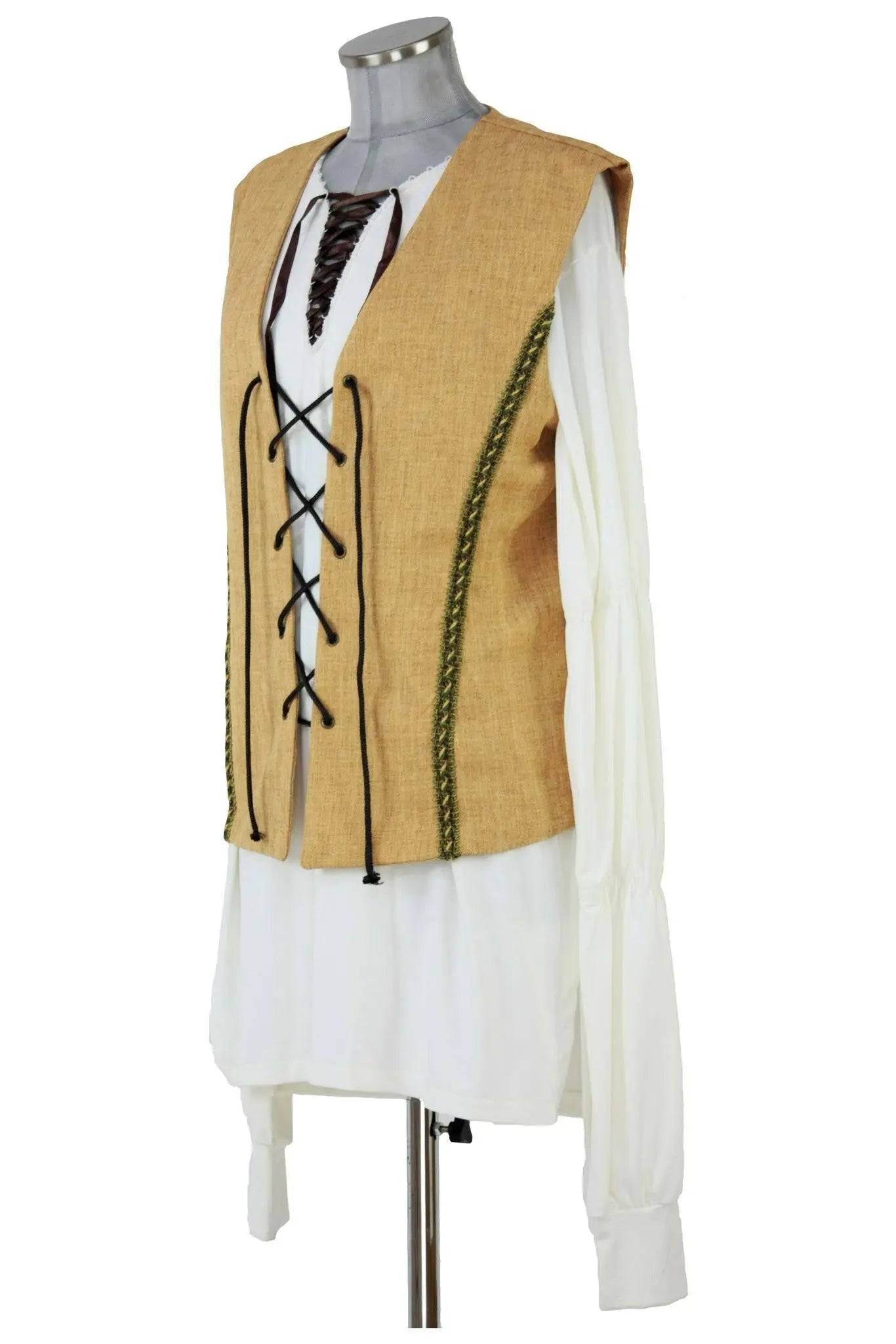Noleggio Abito Medievale Uomo Completo con Camicia e Gilet - storico