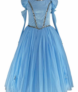 Noleggio Abito da Principessa Azzurro per Donna - Carnevale