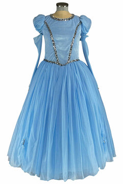 Noleggio Abito da Principessa Azzurro per Donna - Carnevale