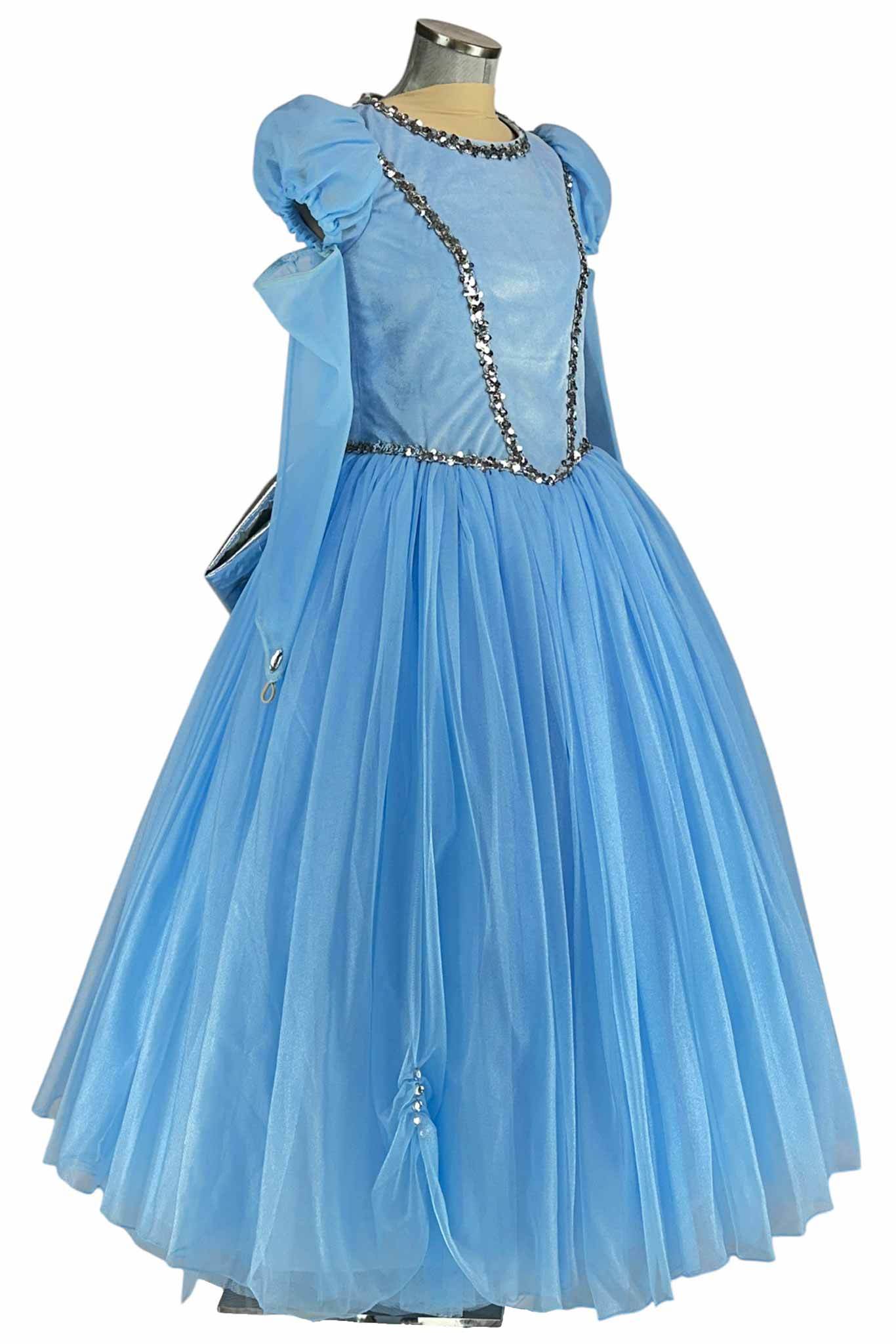 Noleggio Abito da Principessa Azzurro per Donna - Carnevale