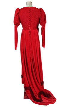 Noleggio abito rosso medievale donna - storico