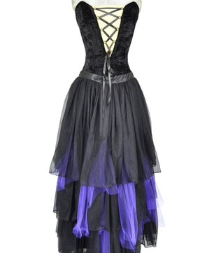 Noleggio Abito-tutù da Carnevale per donna adatto a vampira, strega, sposa-cadavere