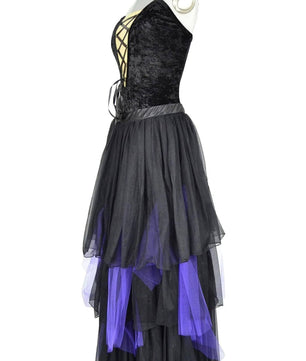 Noleggio Abito-tutù da Carnevale per donna adatto a vampira, strega, sposa-cadavere