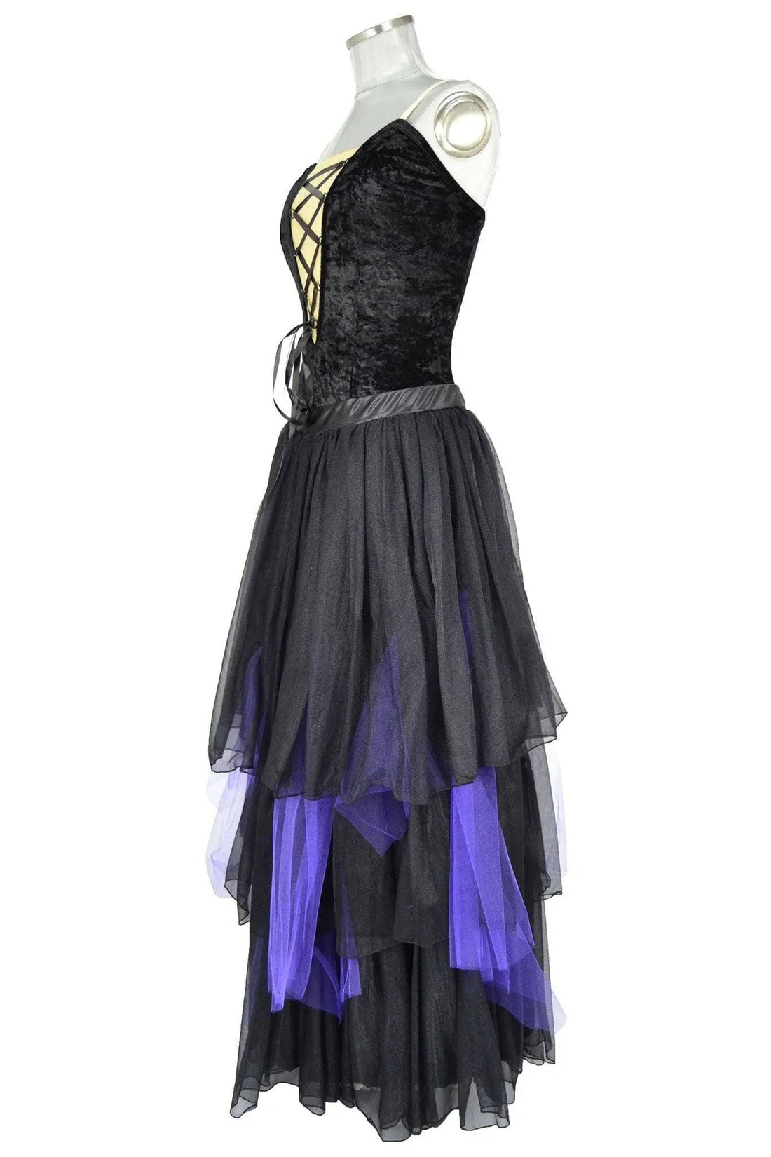Noleggio Abito-tutù da Carnevale per donna adatto a vampira, strega, sposa-cadavere