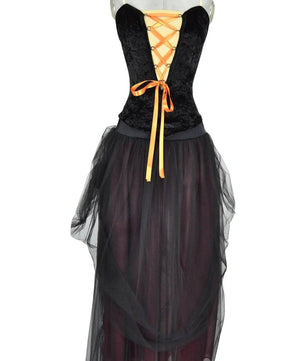 Noleggio Abito-tutù donna stile strega per feste di Halloween o Carnevale, gothic, cospray