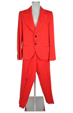 Noleggio abito uomo rosso stile vintage anni '70