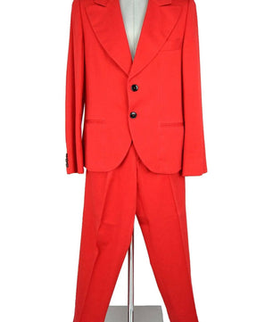 Noleggio abito uomo rosso stile vintage anni '70