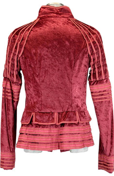 Noleggio corpetto o giubba uomo danza in velluto Romeo e Giulietta - storico