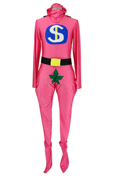 Noleggio Costume Carnevale Donna Super Eroe Mister Dollaro
