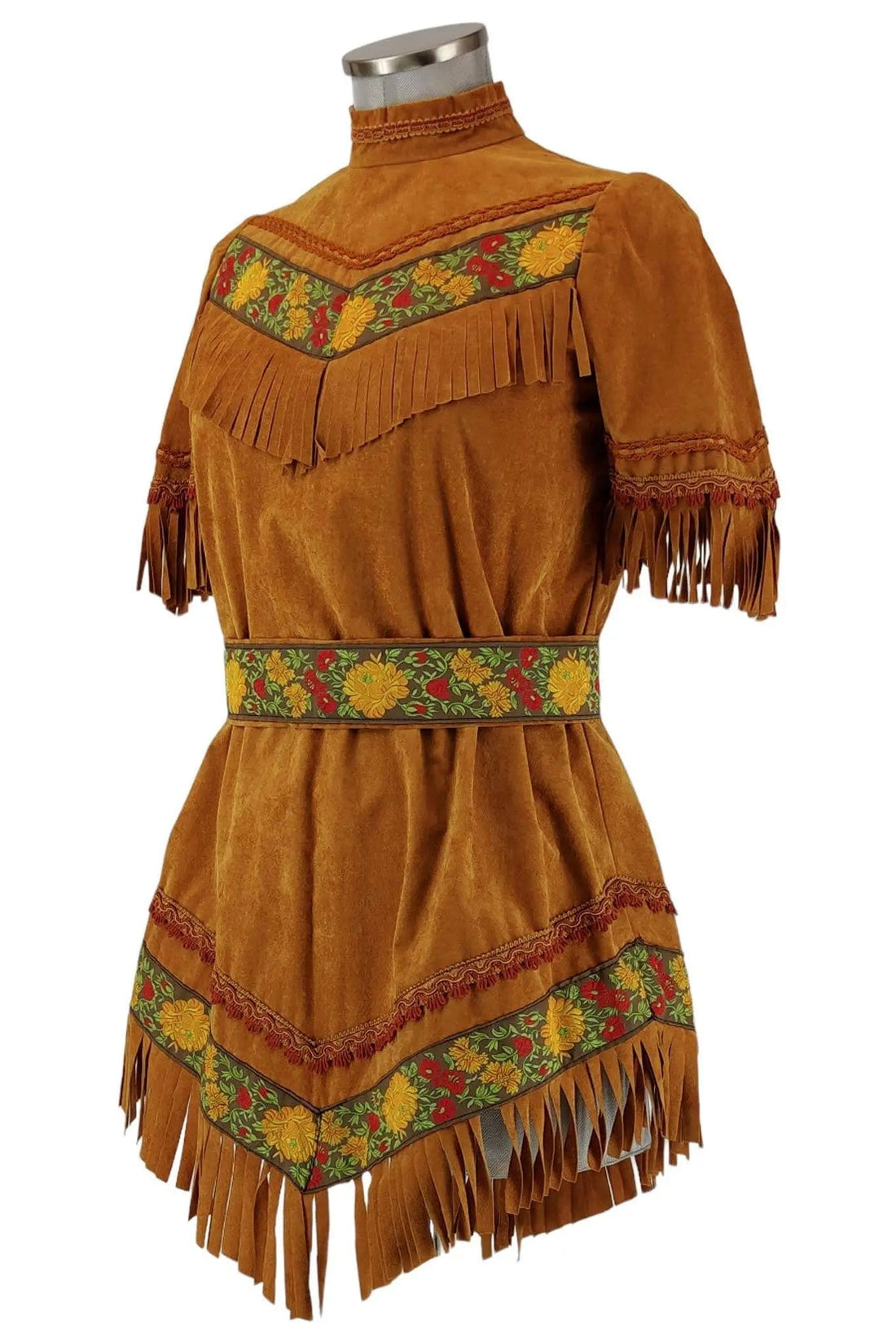 Noleggio costume donna da indiana nativa americana - squaw corto - carnevale