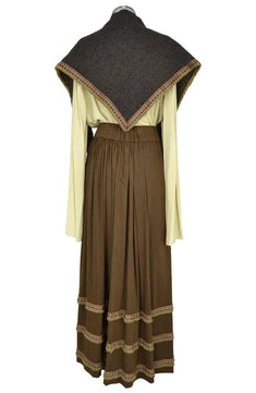 Noleggio costume donna popolana etnico adatto per rievocazioni storiche o presepi - vintage