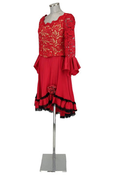 Noleggio costume donna spagnola in pizzo - danza