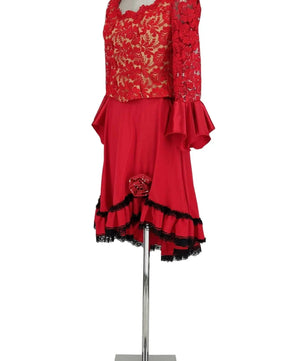 Noleggio costume donna spagnola in pizzo - danza