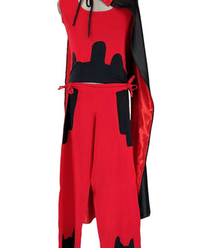 Noleggio costume uomo da diavolo o vampiro - carnevale